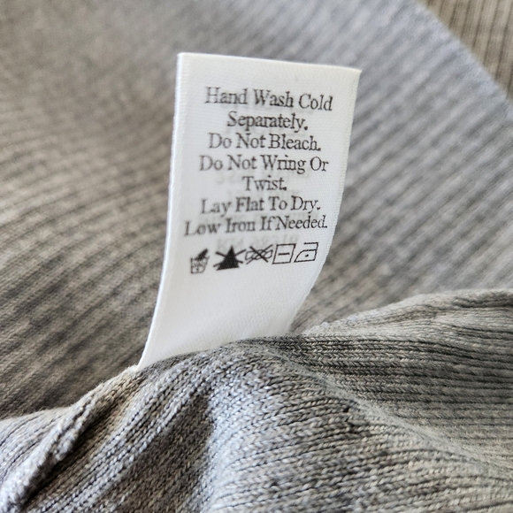 Coldwater Creek Ribbed Crossover Detailed Shell Top 1X Womens 16-18  75% silk - Picture 6 of 7